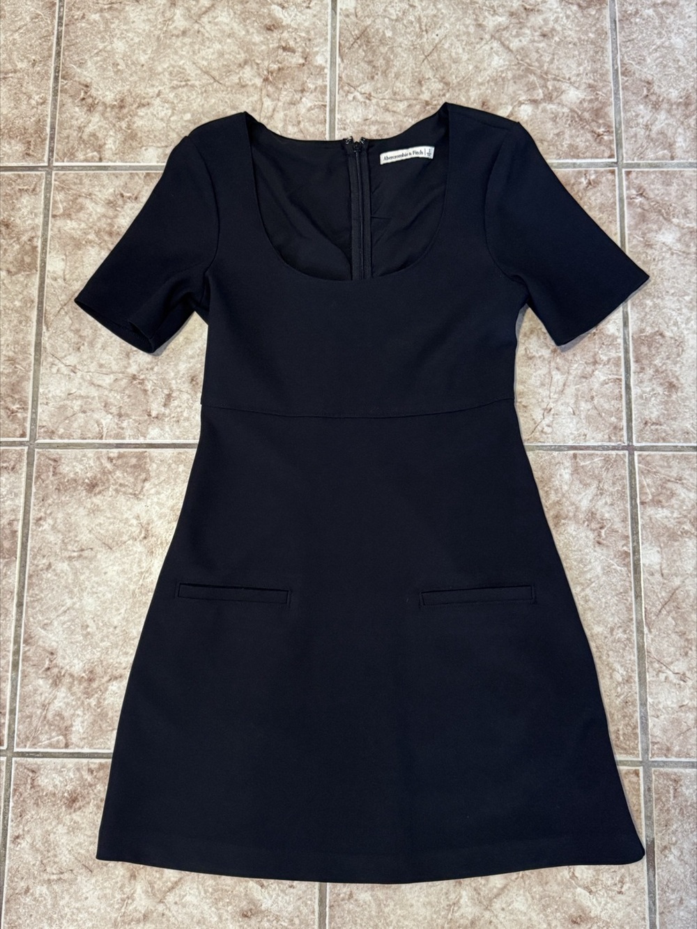 Abercrombie Black Mini Dress with Pockets